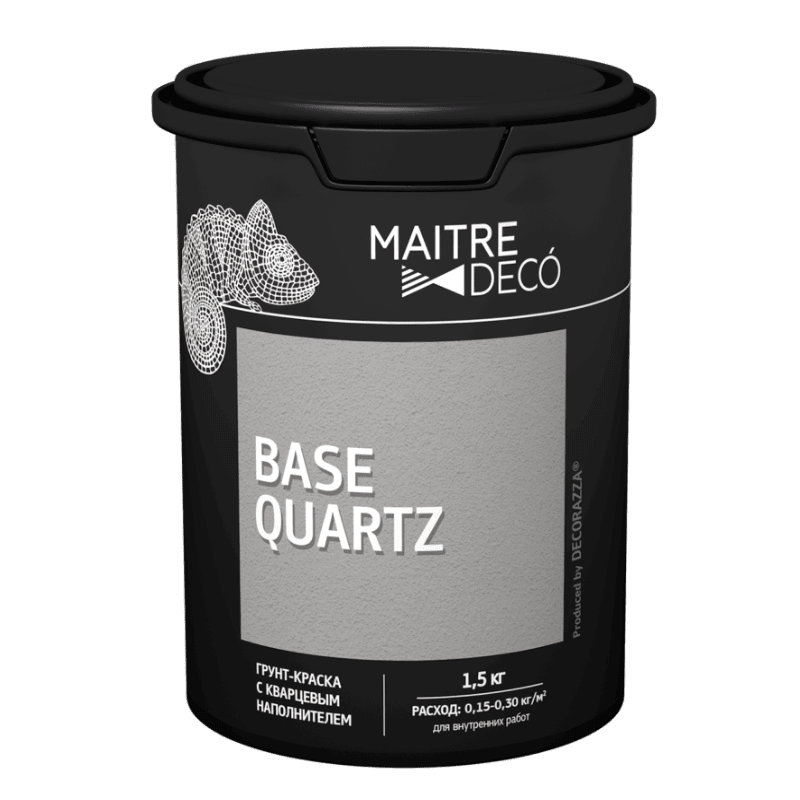 Купить Кварцевая грунт-краска BASE QUARTZ, 1 л Кварцевая грунт-краска BASE QUARTZ, 1 л