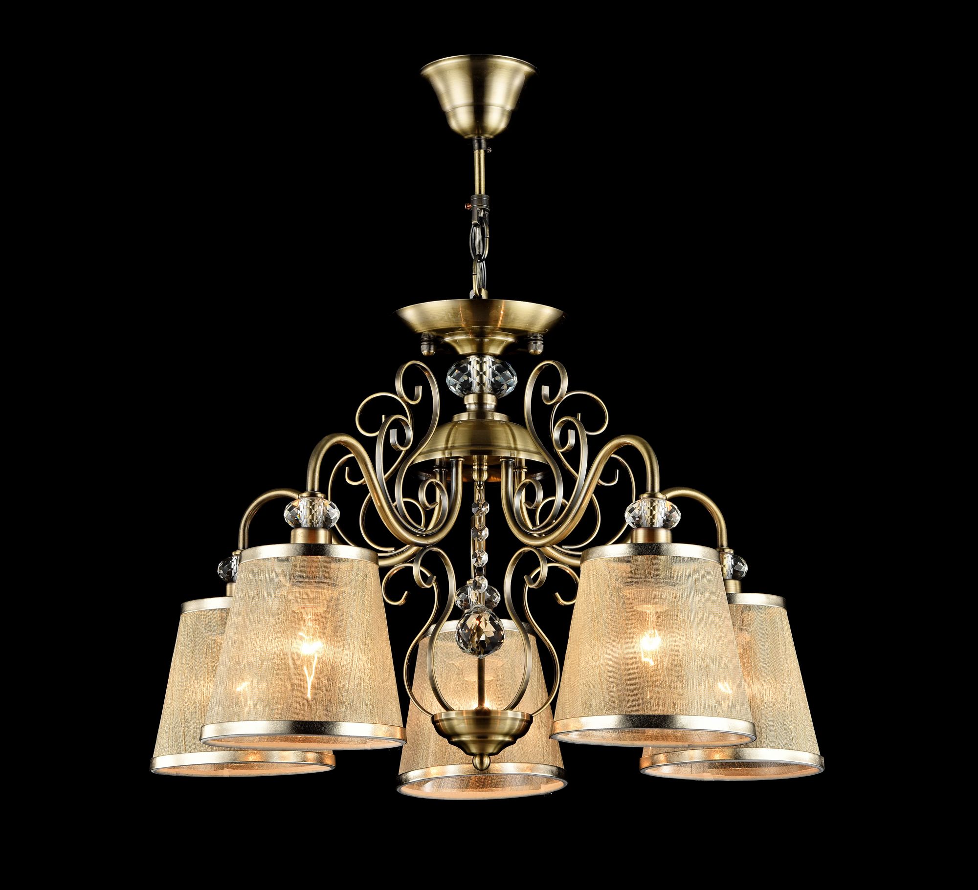 картинка Подвесная люстра Freya Driana FR2405-PL-05-BZ от магазина pro-decor.kz