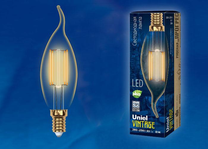 картинка LED-CW35-5W/GOLDEN/E14 GLV21GO от магазина pro-decor.kz