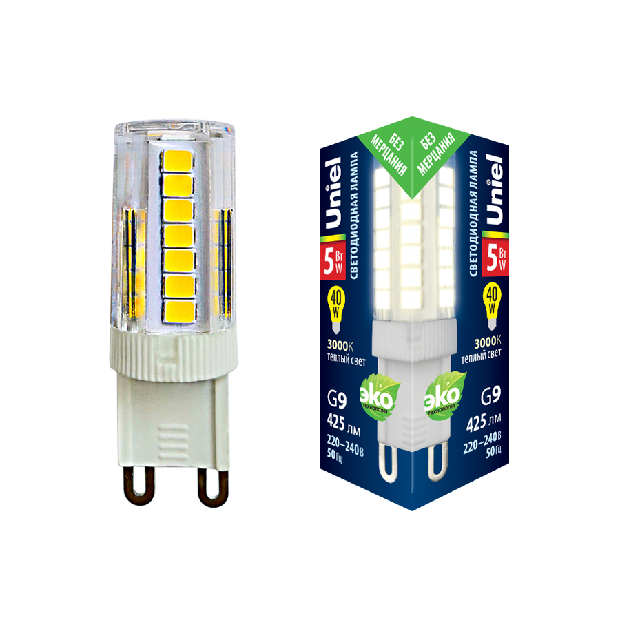 картинка LED-JCD-5W/3000K/G9/CL GLZ09TR магазин pro-decor.kz являющийся официальным дистрибьютором в Казахстане картинка LED-JCD-5W/3000K/G9/CL GLZ09TR от магазина pro-decor.kz