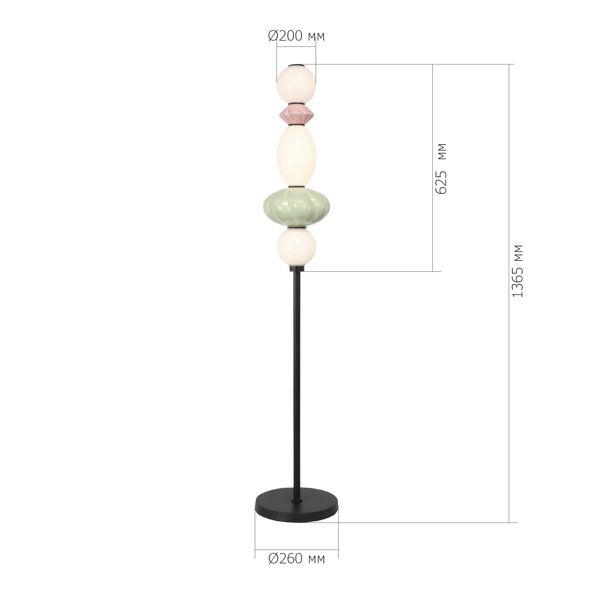 картинка SL6134.405.01 Светильник напольный ST-Luce FLORENTINI от магазина pro-decor.kz