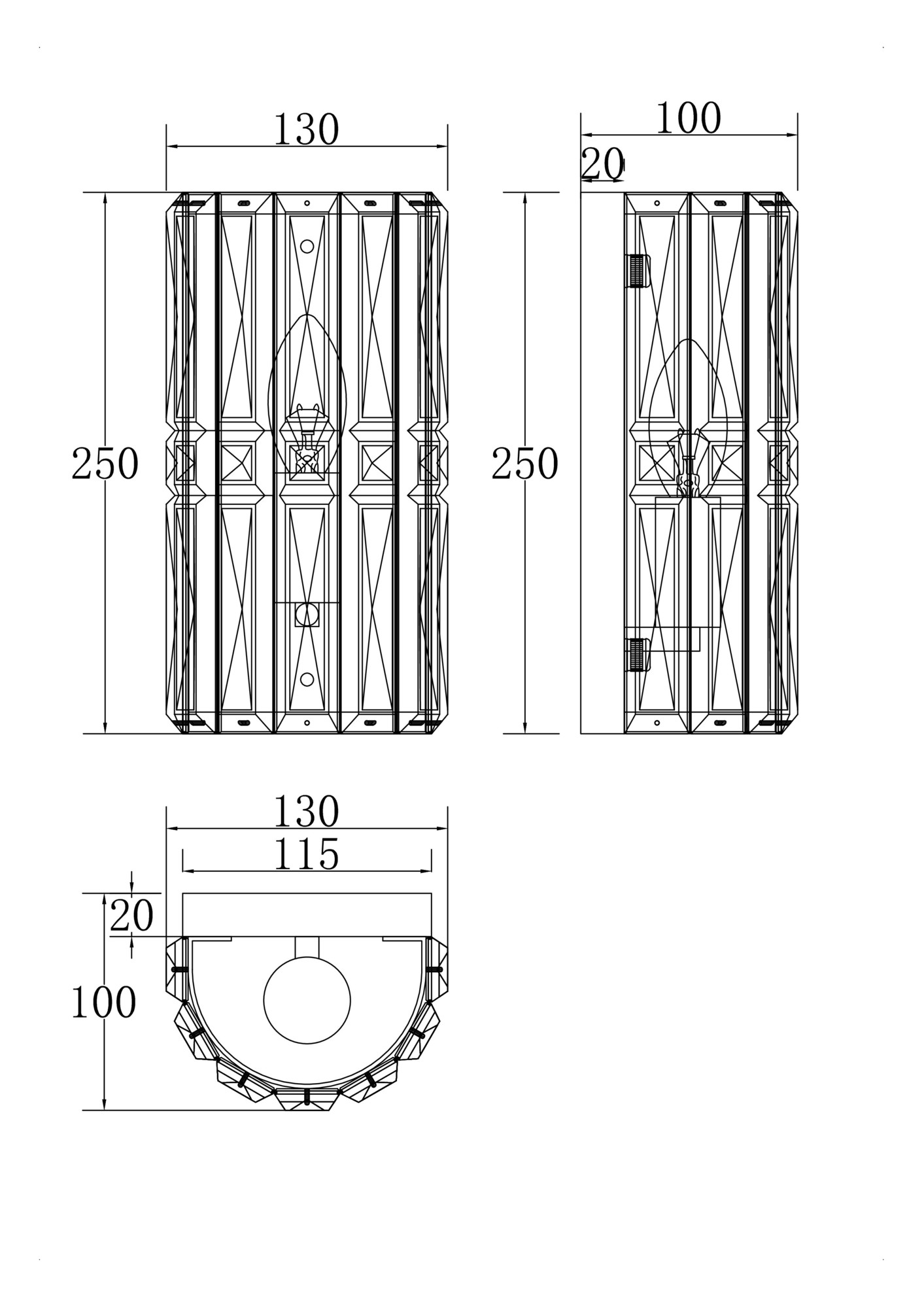 картинка Настенный светильник (бра) Maytoni MOD094WL-01CH от магазина pro-decor.kz