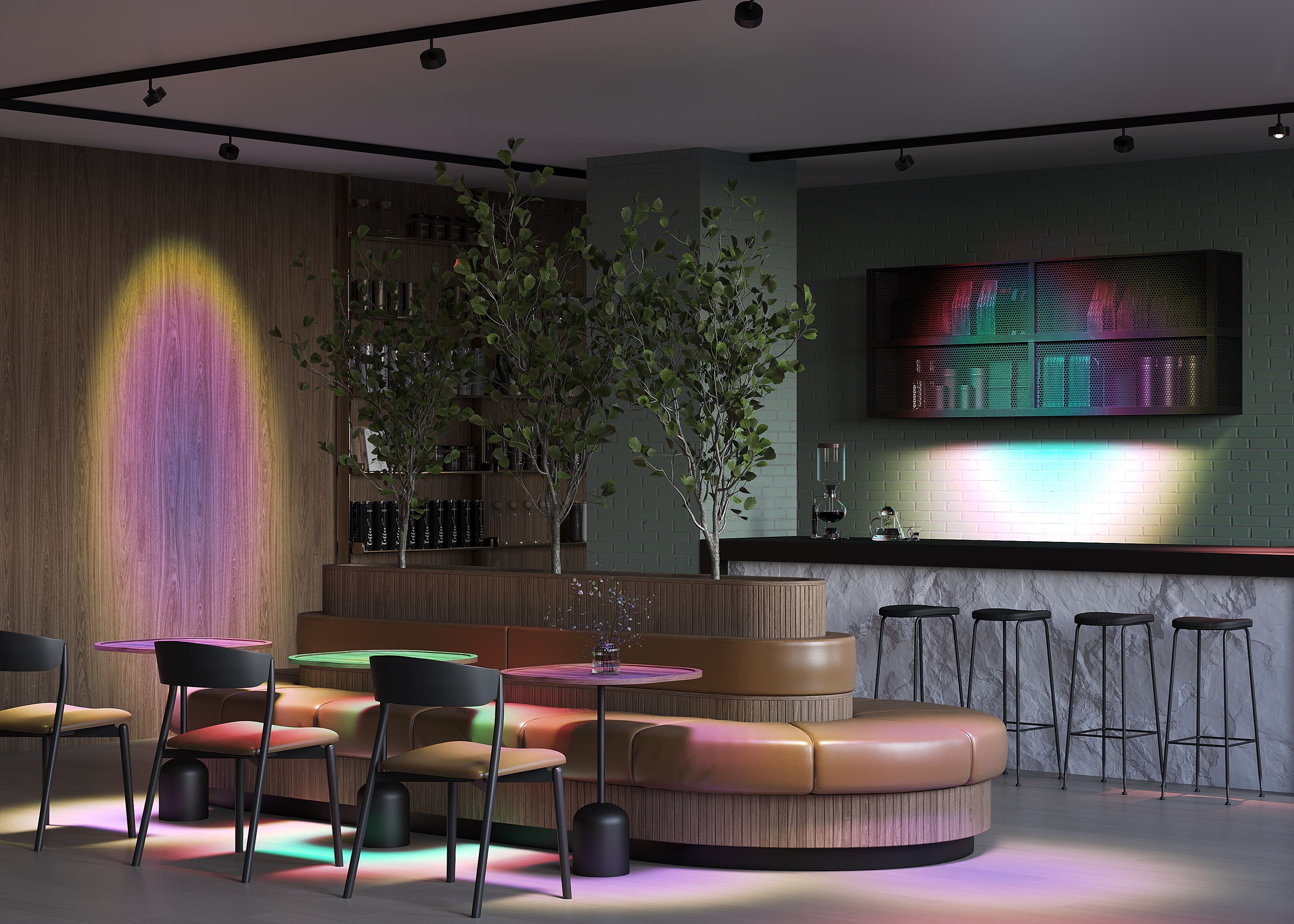 картинка Трековый светильник Technical TR217-2-15W4K-B от магазина pro-decor.kz