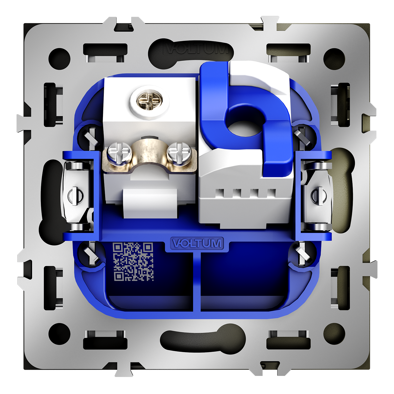 картинка Розетка телевизионная встраиваемая VOLTUM S70 TV+RJ45 кат. 6, (шелк) от магазина pro-decor.kz
