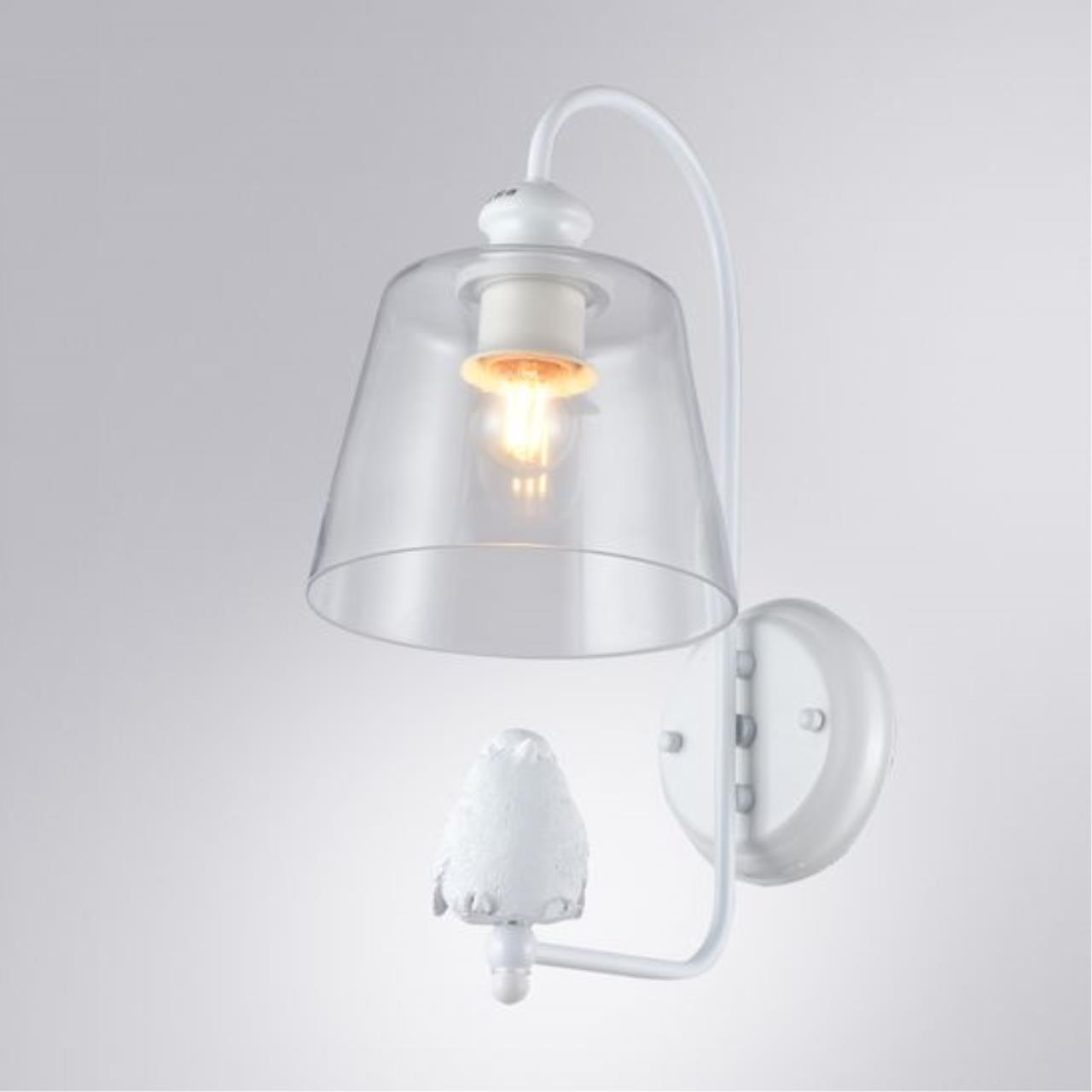 картинка Бра Arte Lamp Passero A4289AP-1WH магазин pro-decor.kz являющийся официальным дистрибьютором в Казахстане картинка Бра Arte Lamp Passero A4289AP-1WH от магазина pro-decor.kz