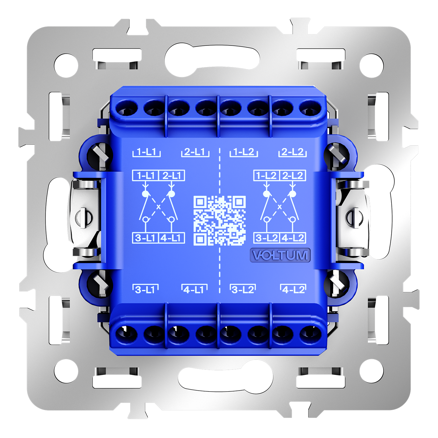 картинка Механизм перекрестного переключателя двухклавишного 10А, S70 от магазина pro-decor.kz