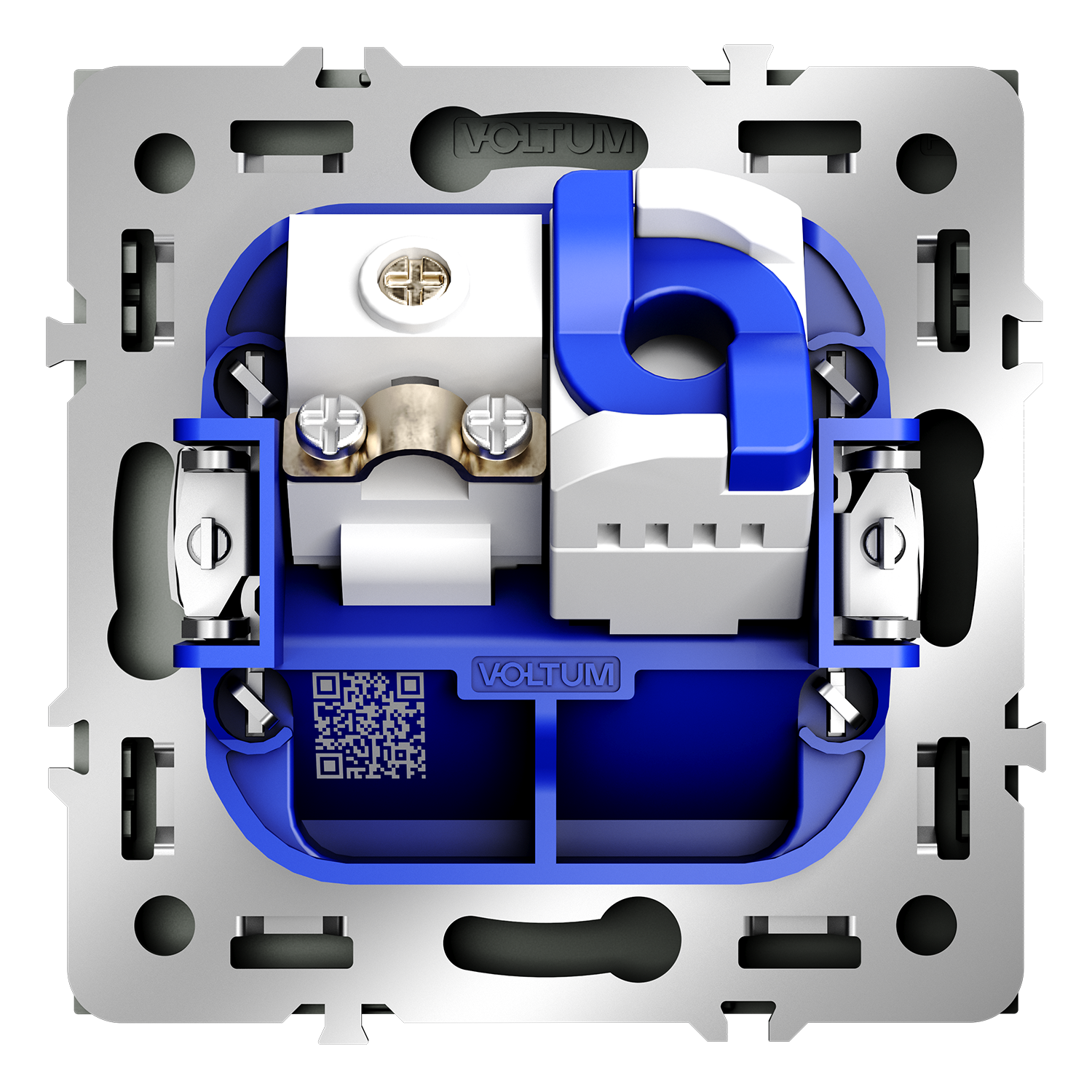 картинка Розетка телевизионная встраиваемая VOLTUM S70 TV+RJ45 кат. 6, (титан) от магазина pro-decor.kz
