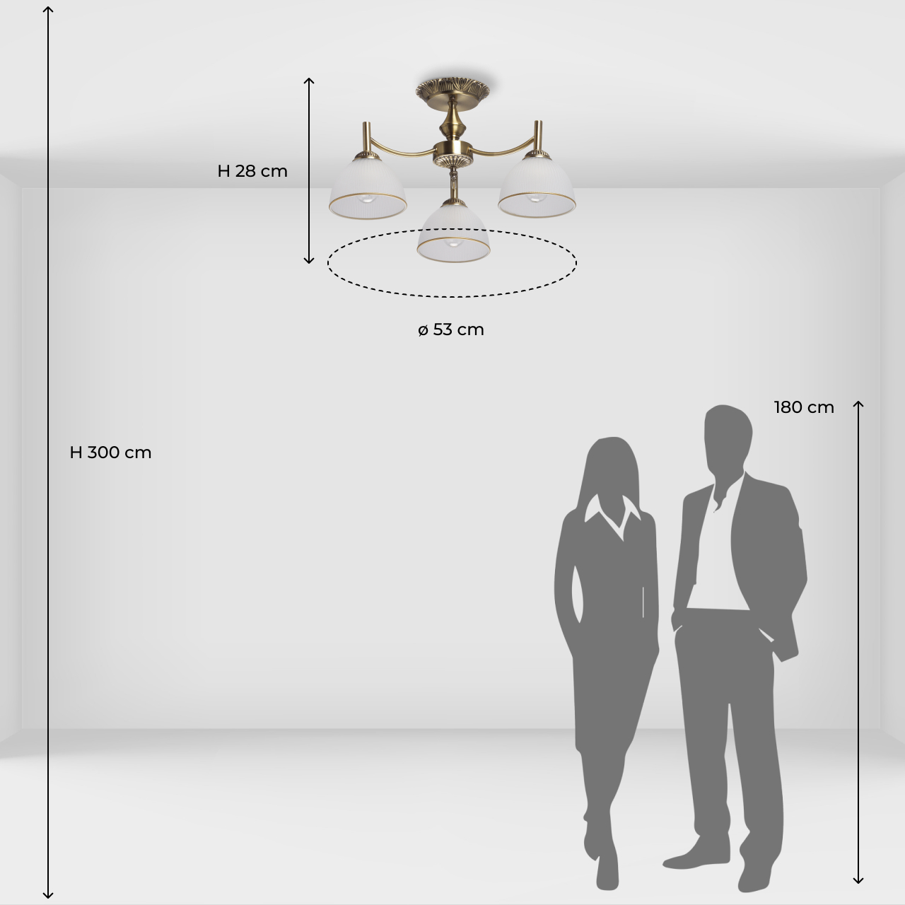картинка 318015503 Олимп MW-light Потолочная люстра от магазина pro-decor.kz