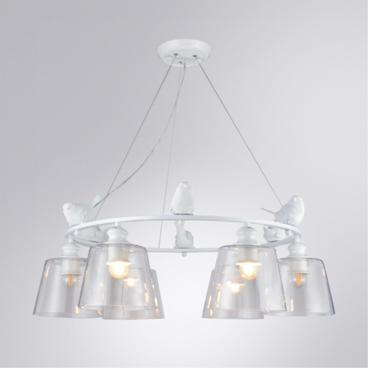 картинка Подвесная люстра Arte Lamp Passero A4289LM-6WH от магазина pro-decor.kz