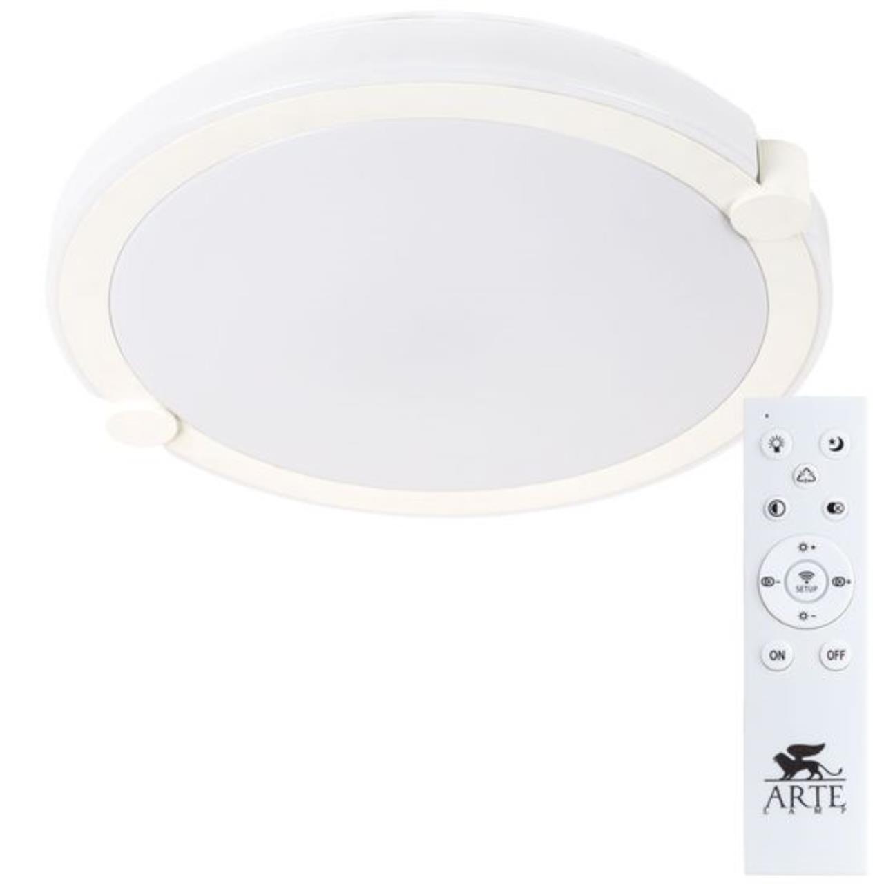 картинка Потолочный светодиодный светильник Arte Lamp Biscotti A2679PL-72WH магазин pro-decor.kz являющийся официальным дистрибьютором в Казахстане картинка Потолочный светодиодный светильник Arte Lamp Biscotti A2679PL-72WH от магазина pro-decor.kz