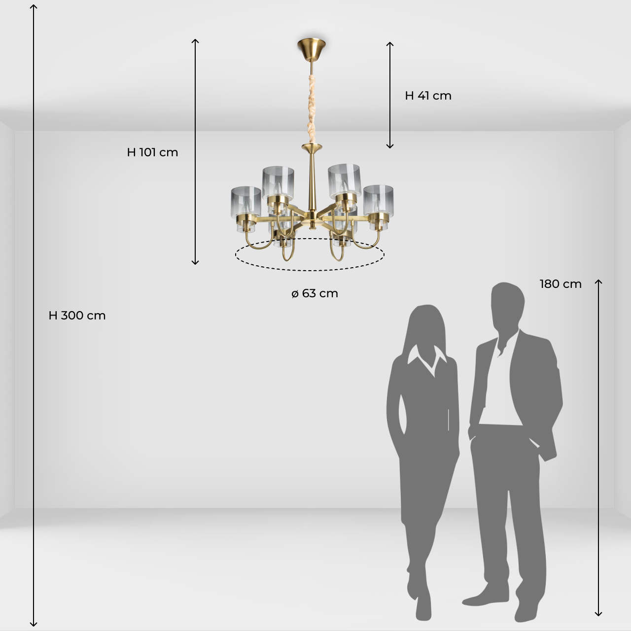 картинка Подвесная люстра MW-Light Элла 483014906 от магазина pro-decor.kz