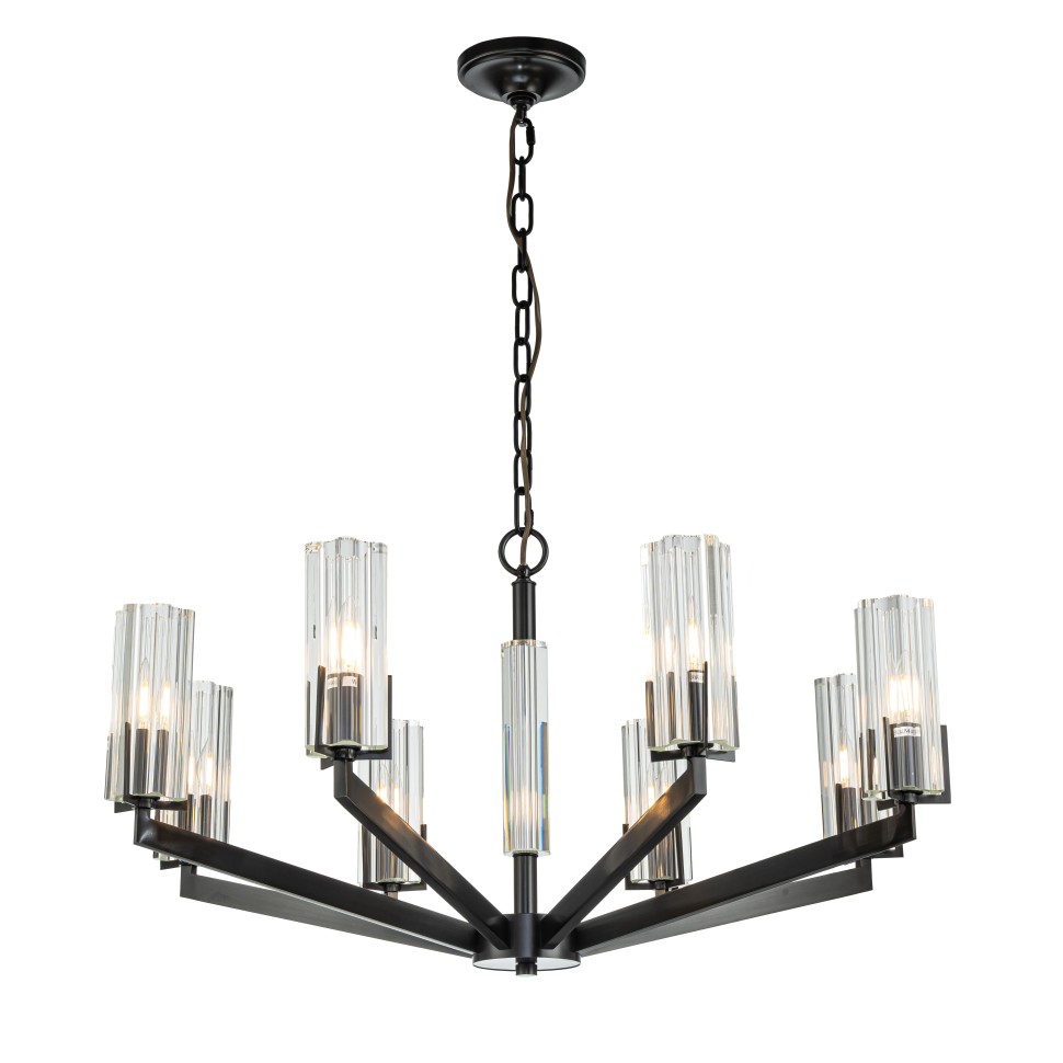 картинка Подвесная люстра Belfast Malone 6035-8 BL CL  от магазина pro-decor.kz