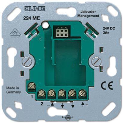 картинка Вставка управления двигателем на 24V универсальная Jung 224ME магазин pro-decor.kz являющийся официальным дистрибьютором в Казахстане картинка Вставка управления двигателем на 24V универсальная Jung 224ME от магазина pro-decor.kz