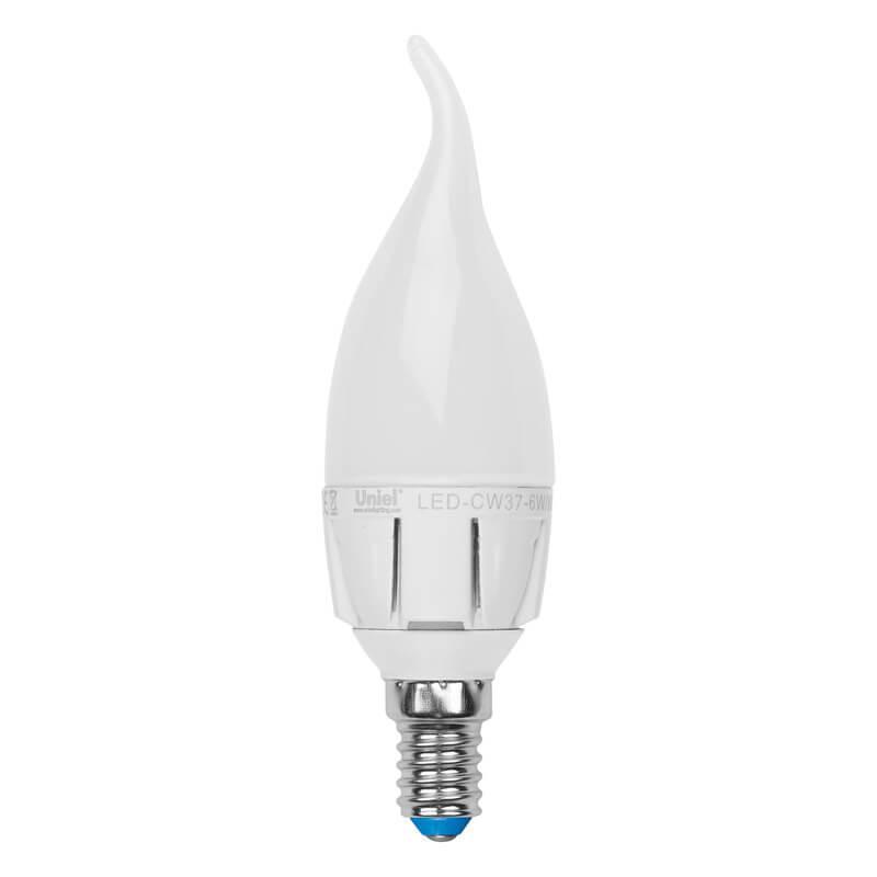 картинка LED-CW37-6W/WW/E14/FR/DIM PLP01WH картон от магазина pro-decor.kz