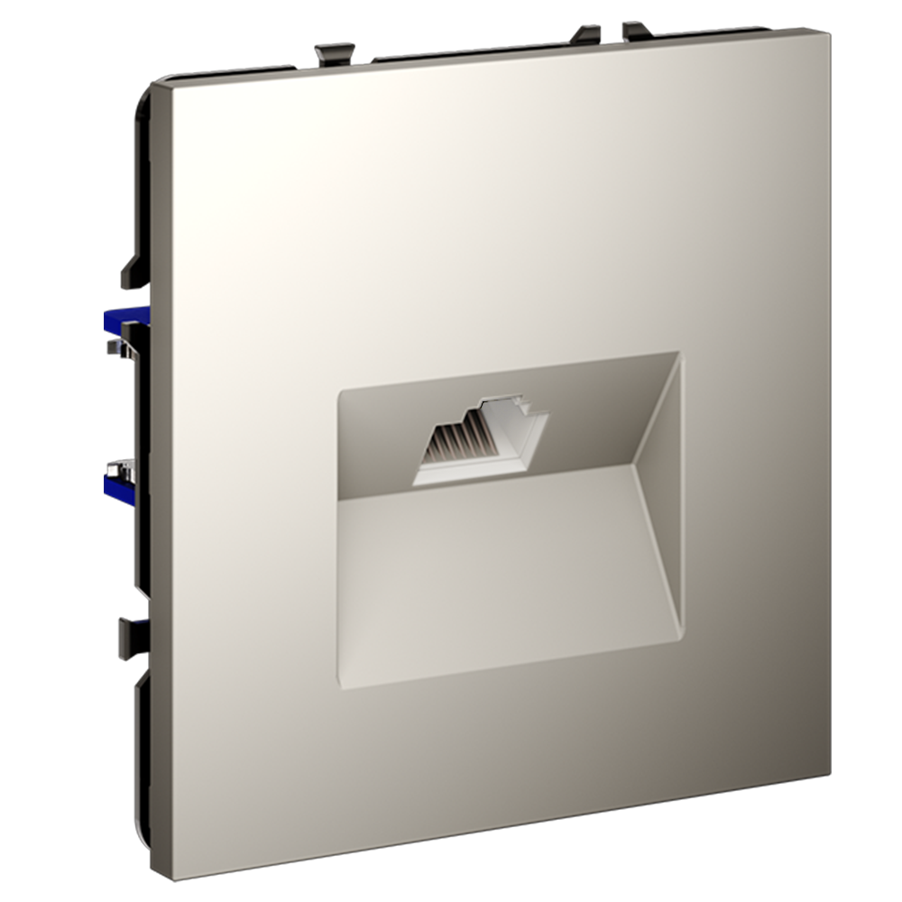 картинка Розетка компьютерная встраиваемая VOLTUM S70 RJ45 кат.6, (кашемир) VLS060103 от магазина pro-decor.kz