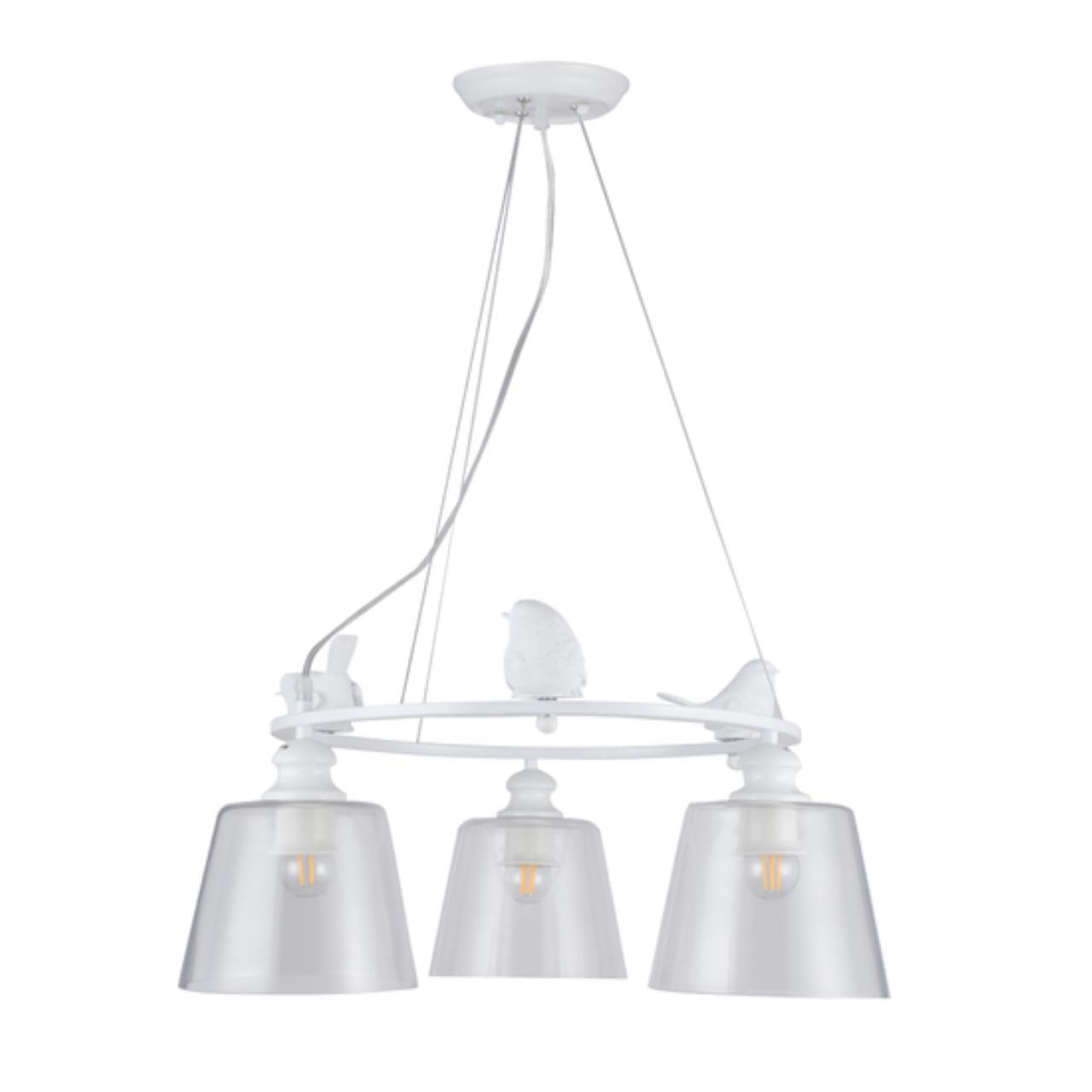 картинка Подвесной светильник Arte Lamp Passero A4289LM-3WH магазин pro-decor.kz являющийся официальным дистрибьютором в Казахстане картинка Подвесной светильник Arte Lamp Passero A4289LM-3WH от магазина pro-decor.kz