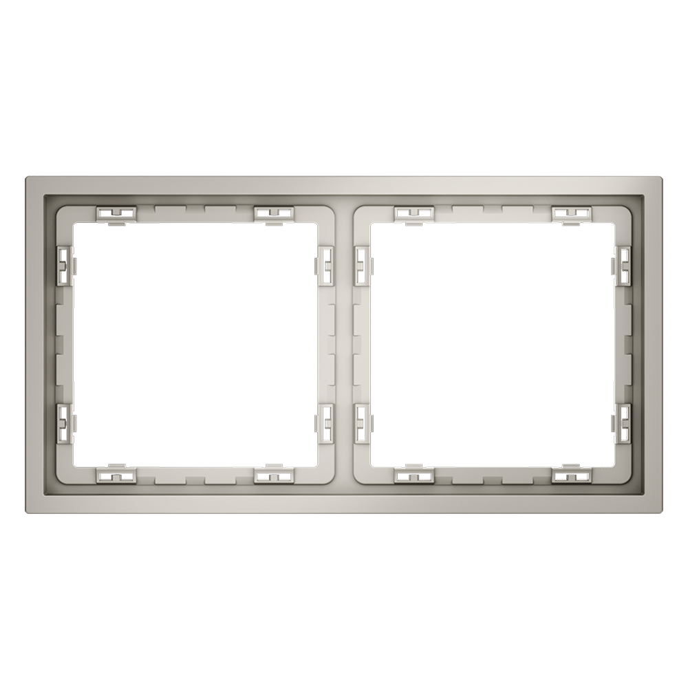 картинка Рамка пластиковая VOLTUM S70 на 2 поста, (кашемир) VLS100203 от магазина pro-decor.kz