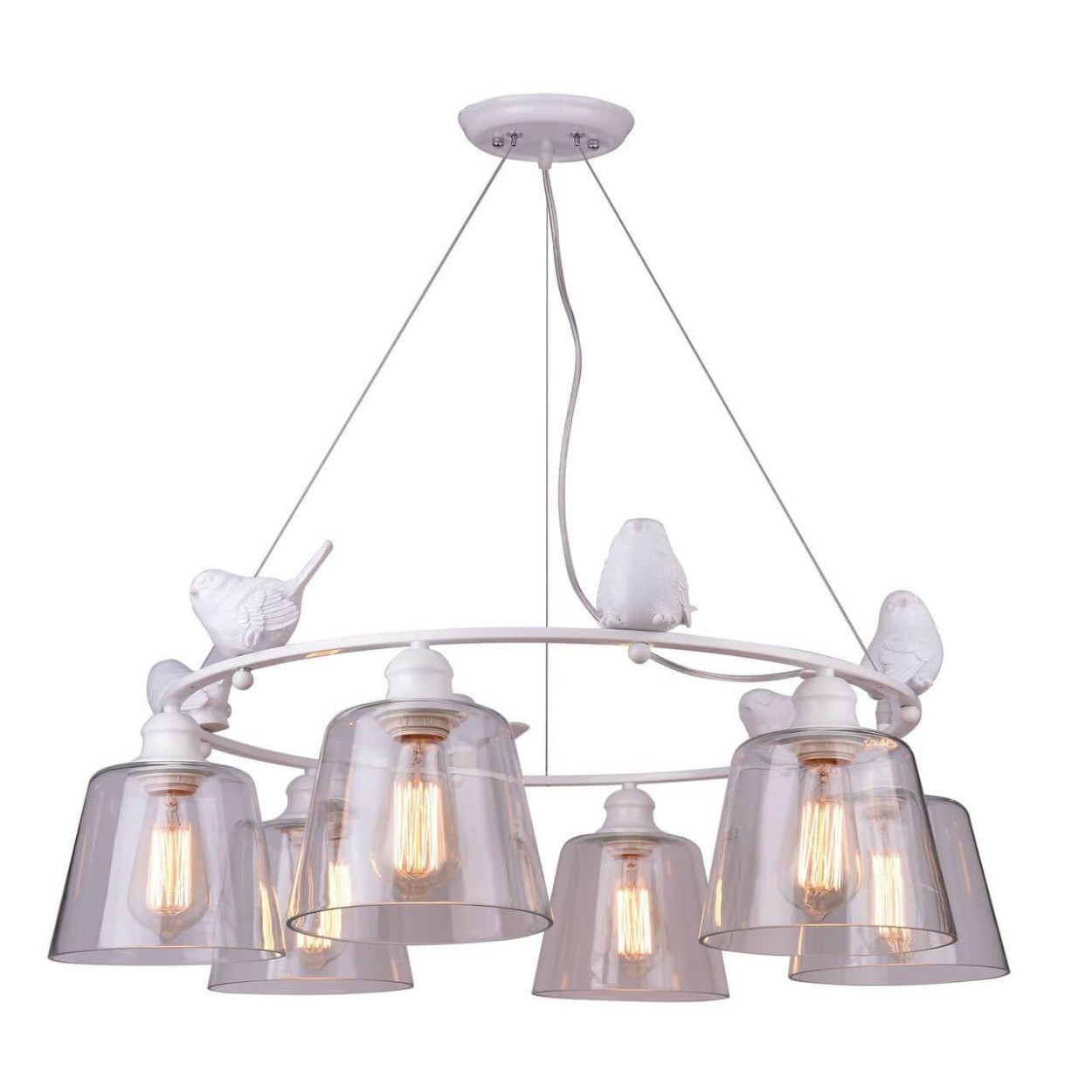 картинка Подвесная люстра Arte Lamp Passero A4289LM-6WH магазин pro-decor.kz являющийся официальным дистрибьютором в Казахстане картинка Подвесная люстра Arte Lamp Passero A4289LM-6WH от магазина pro-decor.kz