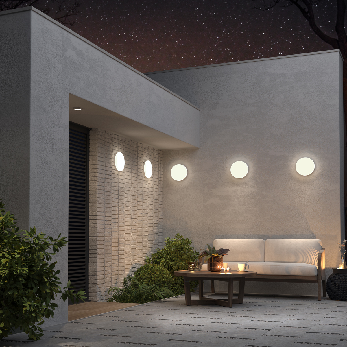 картинка Уличный светодиодный светильник Novotech Street Opal 358882 от магазина pro-decor.kz