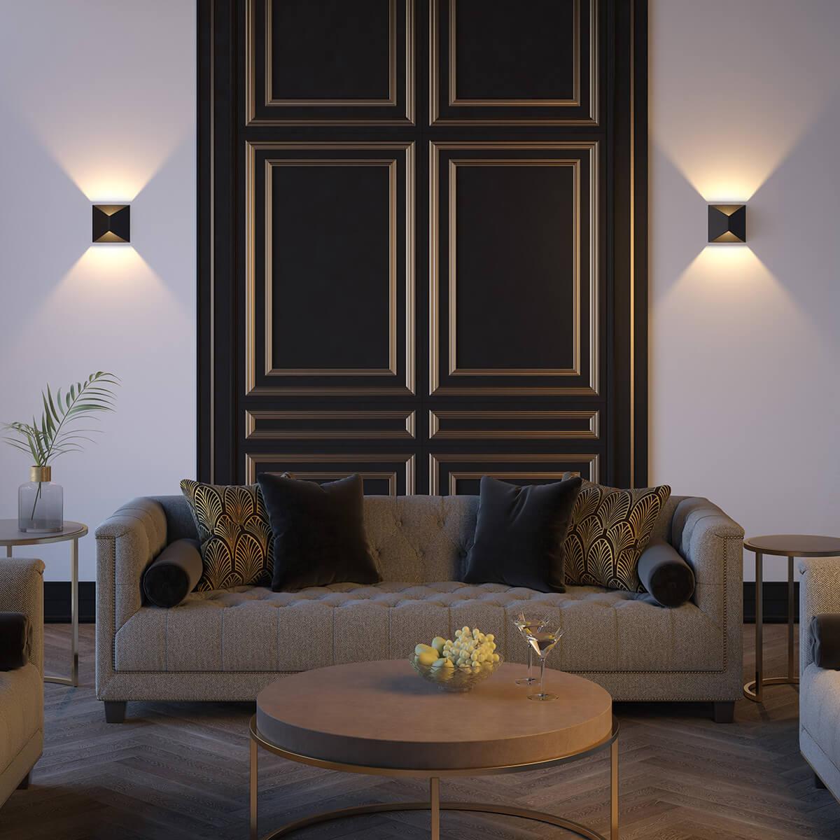 картинка Уличный настенный светодиодный светильник Odeon Light Hightech Tibro 3907/10WL от магазина pro-decor.kz