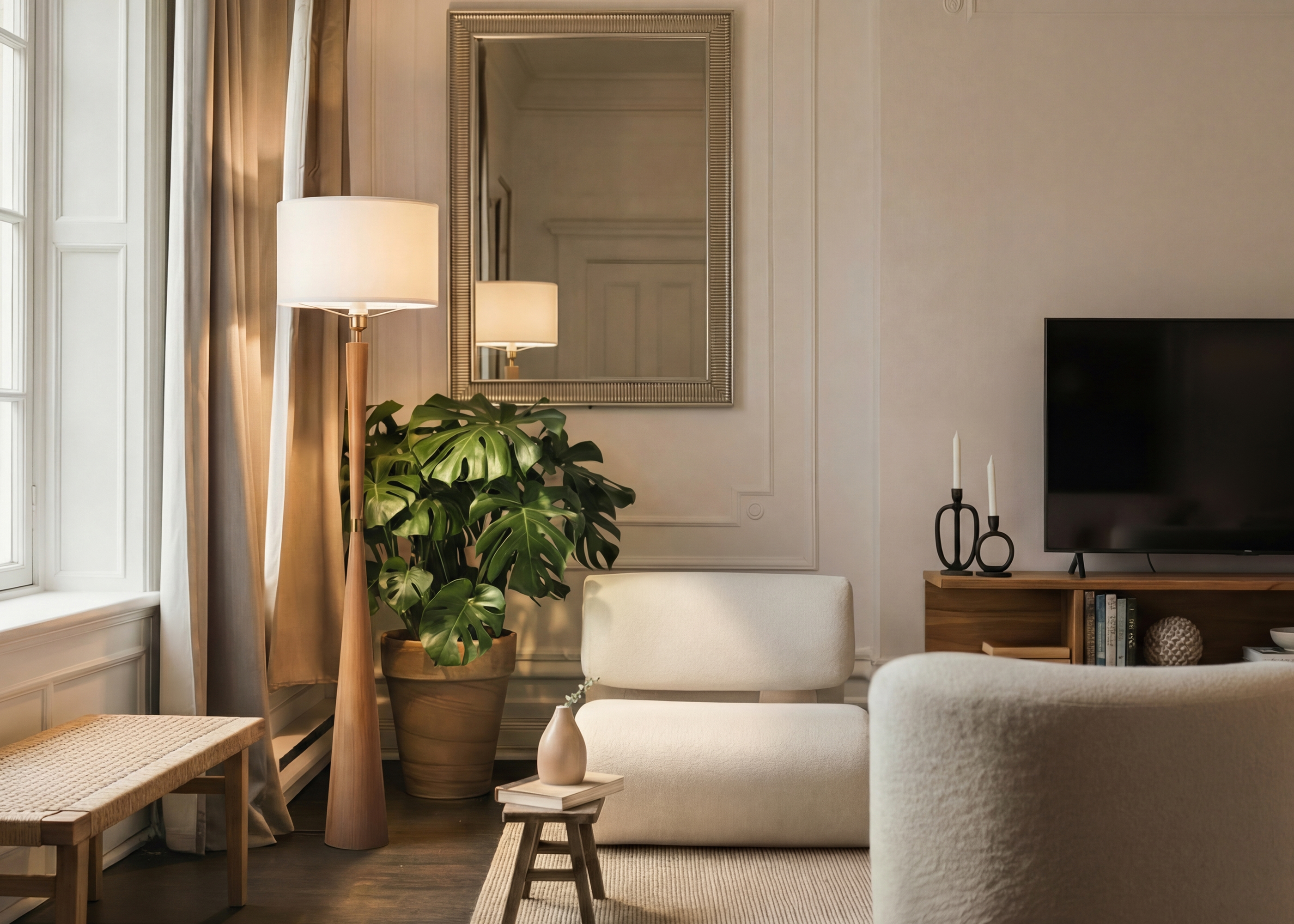 картинка Напольный светильник (торшер) Freya FR5626FL-01T Swan от магазина pro-decor.kz