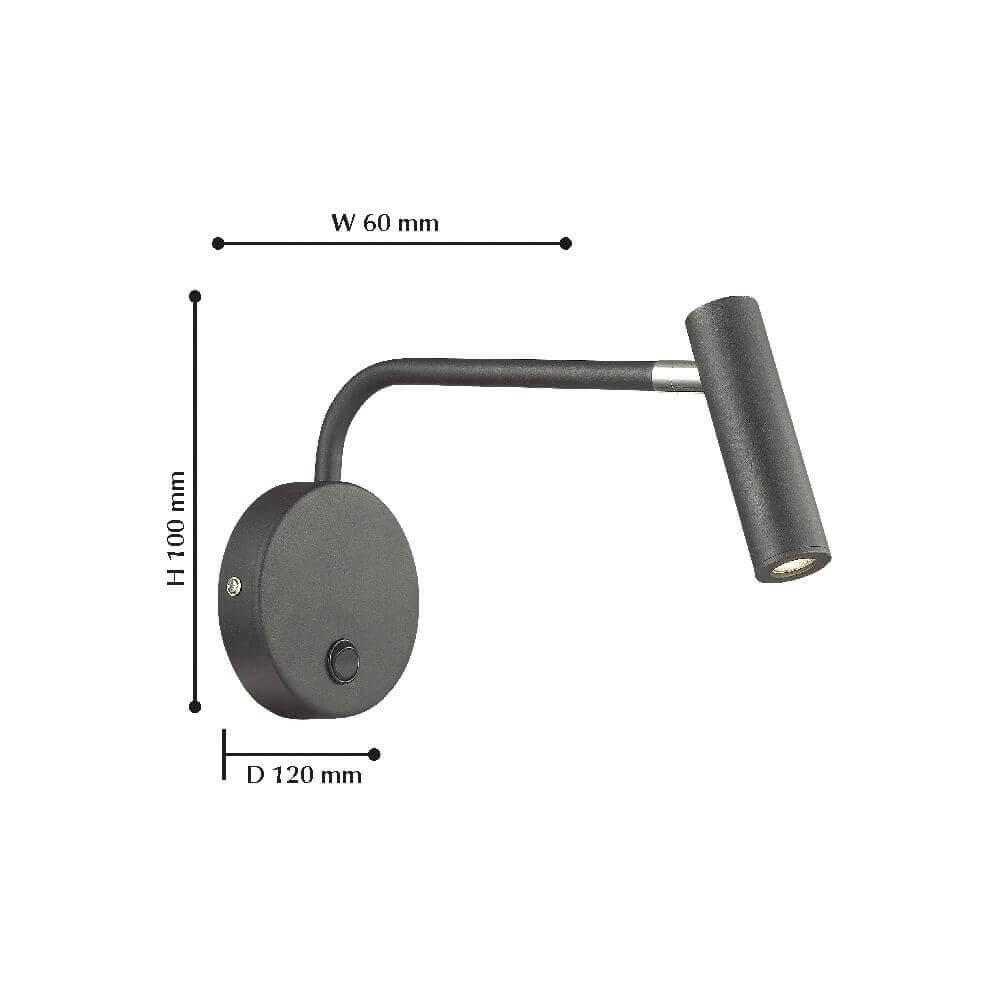 картинка Светодиодный спот Favourite Murum 1960-1W от магазина pro-decor.kz