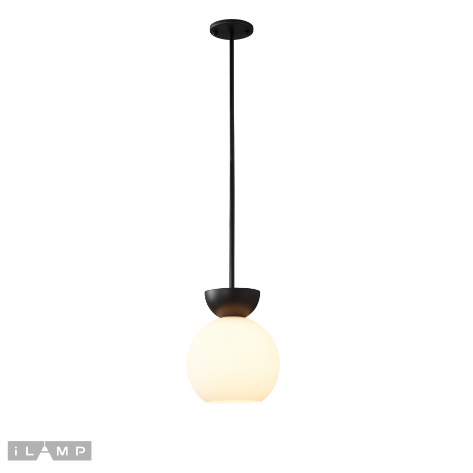 картинка Светильник подвесной iLamp Mono P6079-1 BK+WH магазин pro-decor.kz являющийся официальным дистрибьютором в Казахстане картинка Светильник подвесной iLamp Mono P6079-1 BK+WH от магазина pro-decor.kz