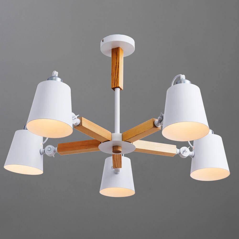 картинка Потолочная люстра Arte Lamp A7141PL-5WH магазин pro-decor.kz являющийся официальным дистрибьютором в Казахстане картинка Потолочная люстра Arte Lamp A7141PL-5WH от магазина pro-decor.kz