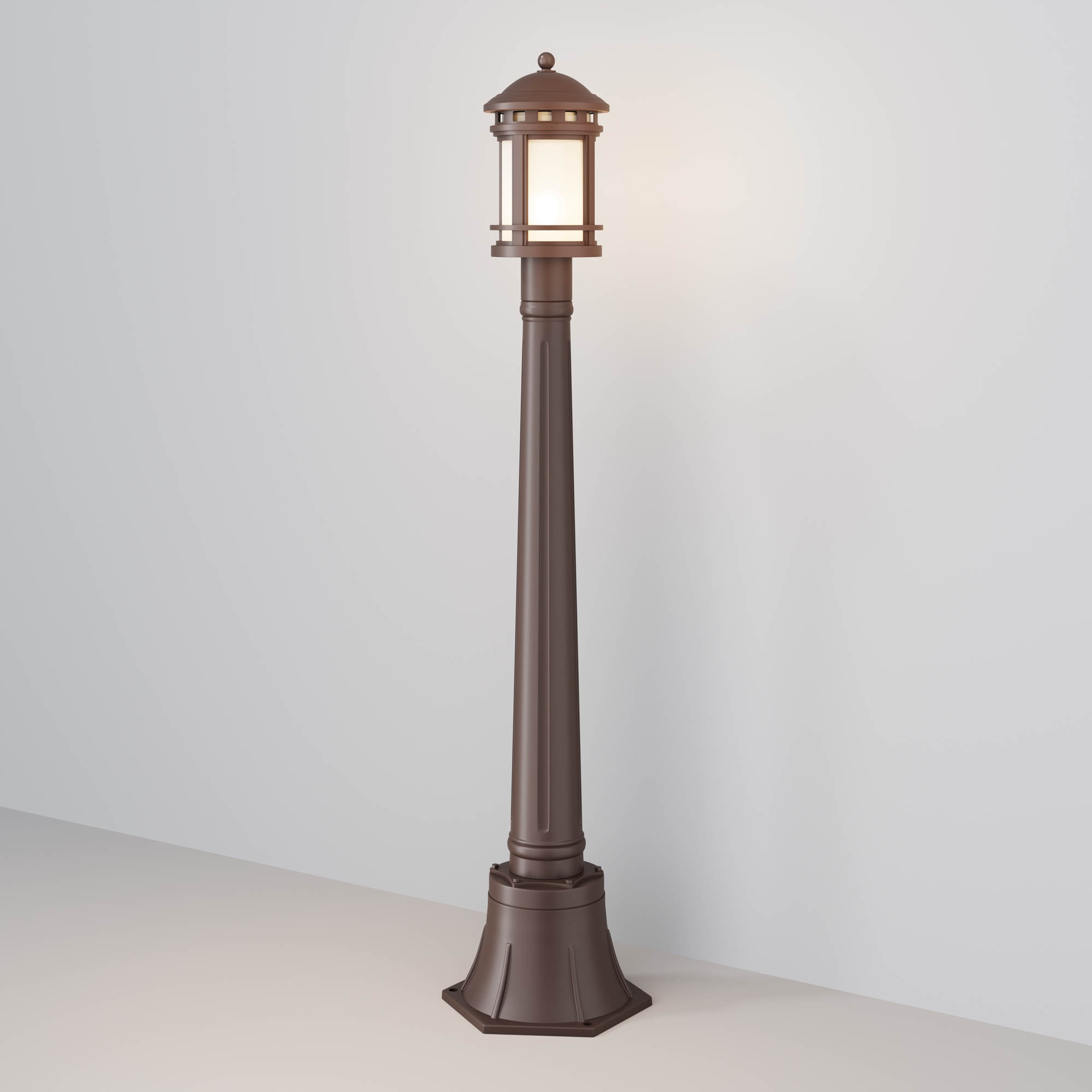 картинка Уличный светильник Maytoni Salamanca O031FL-01BR магазин pro-decor.kz являющийся официальным дистрибьютором в Казахстане картинка Уличный светильник Maytoni Salamanca O031FL-01BR от магазина pro-decor.kz