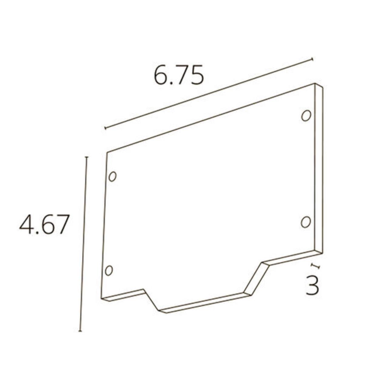 картинка Заглушка боковая для профилей Arte Lamp LINEA-ACCESSORIES A483206E от магазина pro-decor.kz
