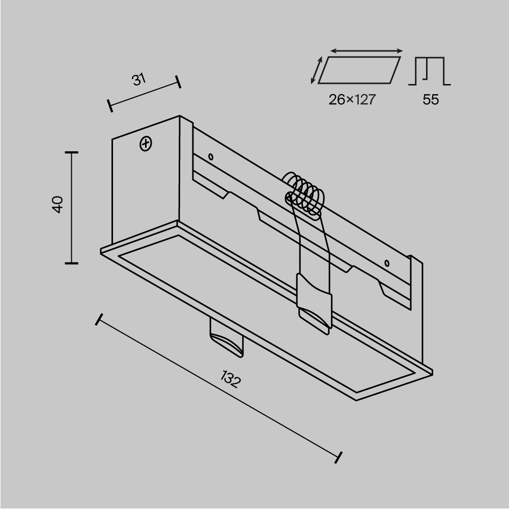 картинка Встраиваемый светильник Technical DL066-12W3-6K-W от магазина pro-decor.kz