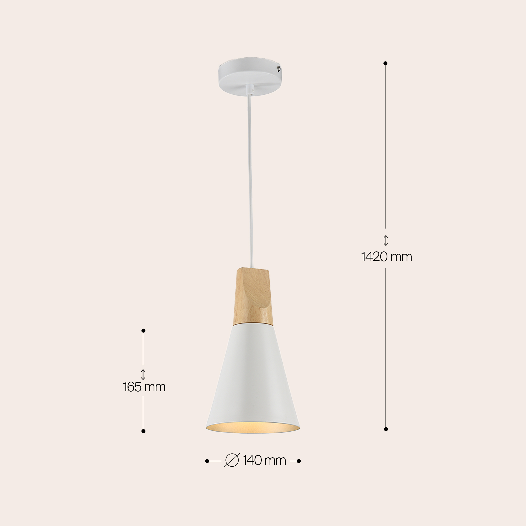картинка Подвесной светильник Maytoni Bicones P359-PL-140-W магазин pro-decor.kz являющийся официальным дистрибьютором в Казахстане картинка Подвесной светильник Maytoni Bicones P359-PL-140-W от магазина pro-decor.kz