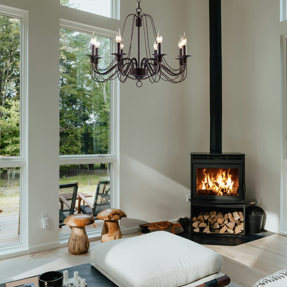 картинка Подвесная люстра Freya Velia FR2046-PL-06-BR магазин pro-decor.kz являющийся официальным дистрибьютором в Казахстане картинка Подвесная люстра Freya Velia FR2046-PL-06-BR от магазина pro-decor.kz