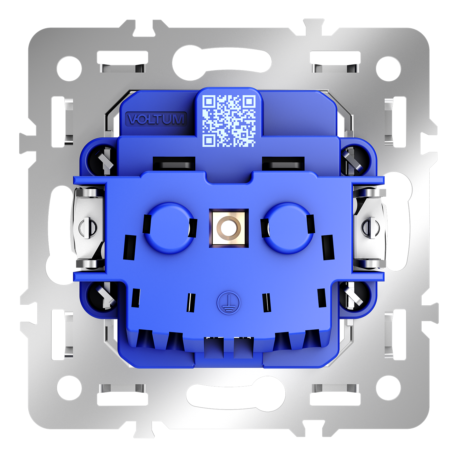 картинка Механизм розетки с заземлением 16А, S70 от магазина pro-decor.kz