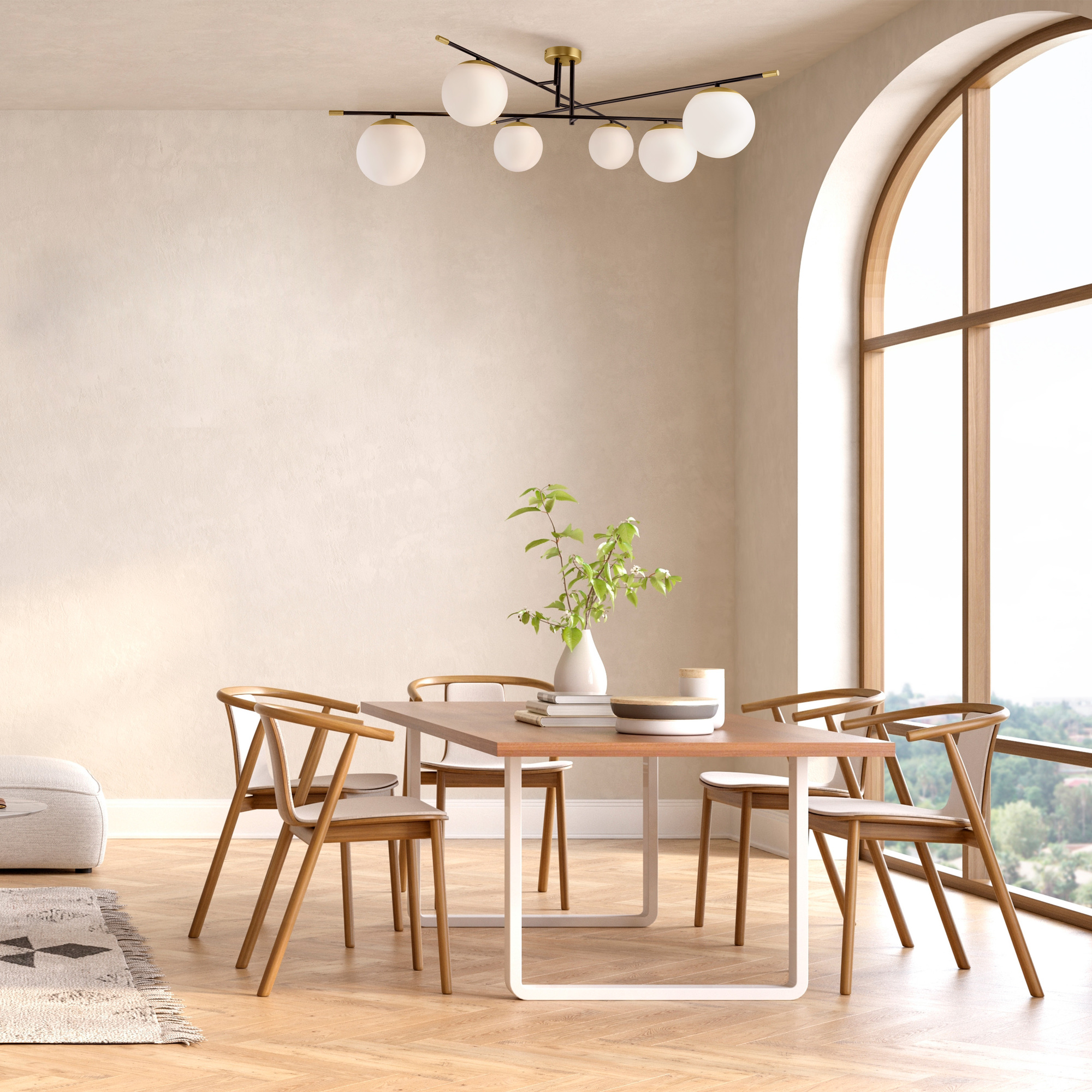 картинка Потолочная люстра Maytoni Nostalgia MOD048CL-06G от магазина pro-decor.kz