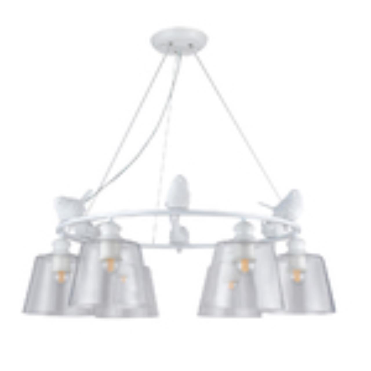 картинка Подвесная люстра Arte Lamp Passero A4289LM-6WH магазин pro-decor.kz являющийся официальным дистрибьютором в Казахстане картинка Подвесная люстра Arte Lamp Passero A4289LM-6WH от магазина pro-decor.kz