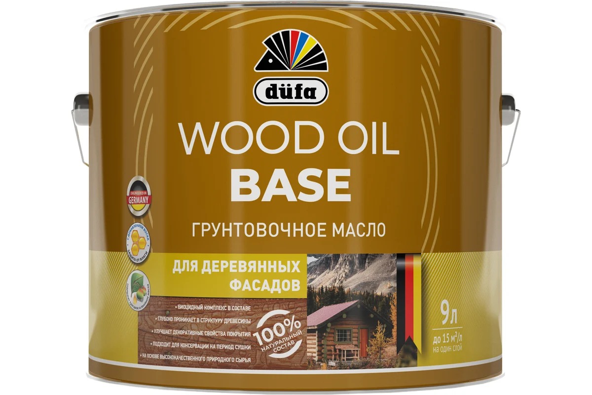 Купить Dufa Грунтовочное масло WOOD OIL BASE 9л Dufa Грунтовочное масло WOOD OIL BASE 9л