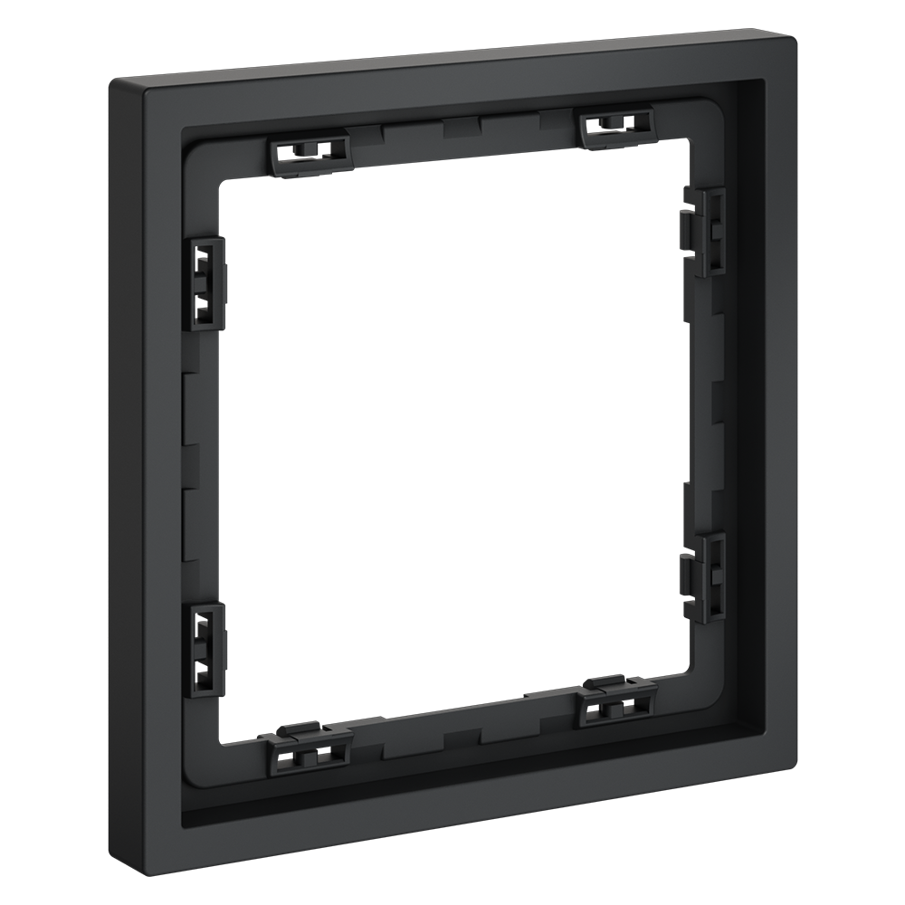 картинка Рамка пластиковая VOLTUM S70 на 1 пост, (графит) VLS100107 от магазина pro-decor.kz