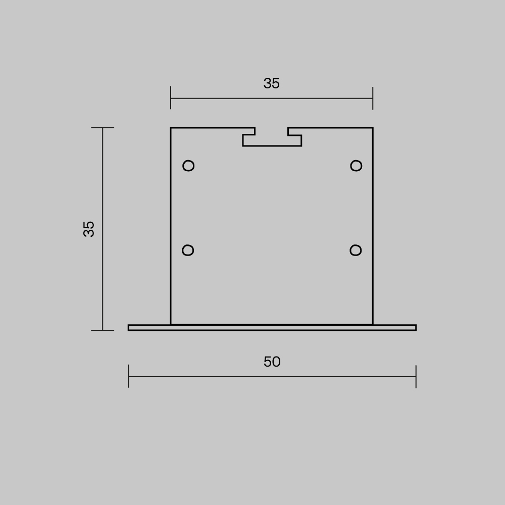 картинка Комплектующие для профиля Led Strip 642034 от магазина pro-decor.kz
