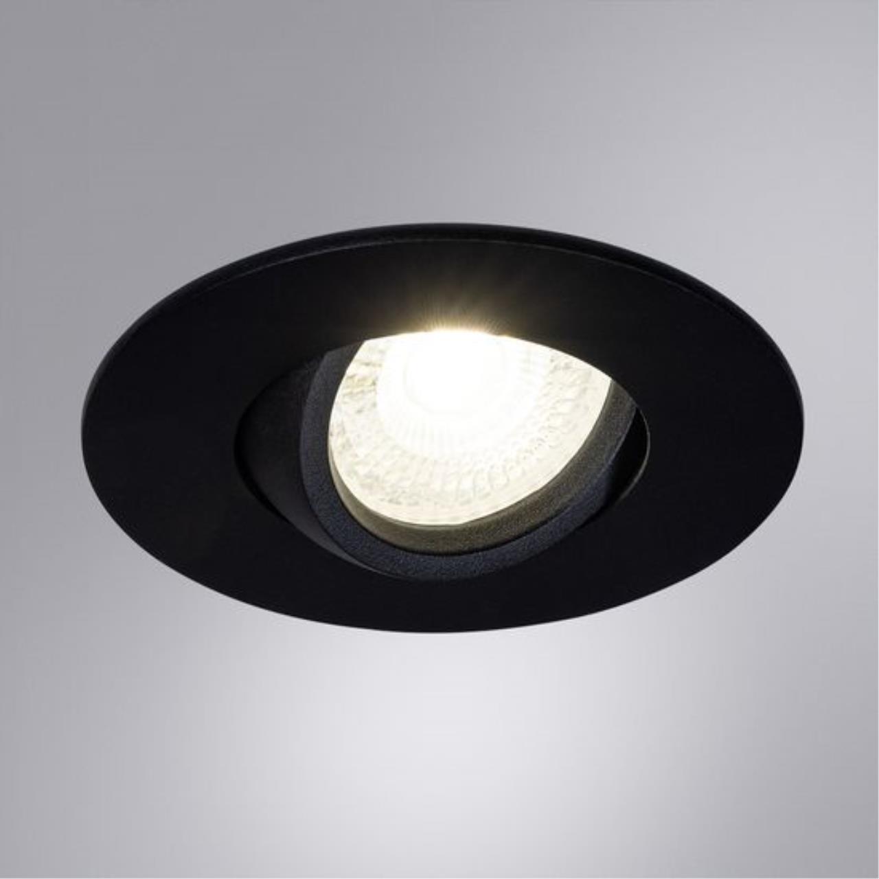 картинка Встраиваемый светильник Arte Lamp GIRO A2867PL-1BK от магазина pro-decor.kz