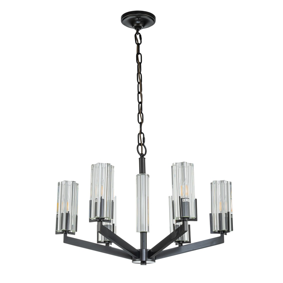 картинка Подвесная люстра Belfast Malone 6035-6 BL CL  от магазина pro-decor.kz