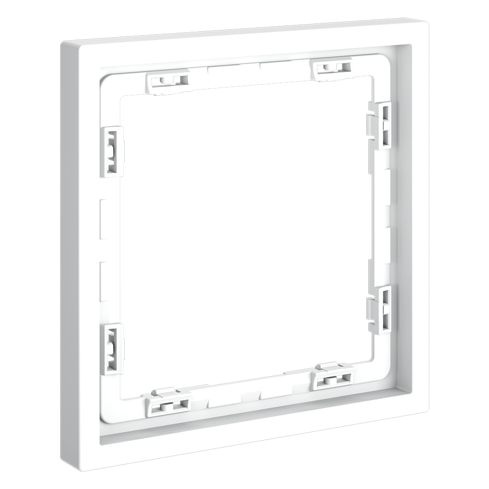 картинка Рамка пластиковая VOLTUM S70 на 1 пост, (белый матовый) VLS100102 от магазина pro-decor.kz