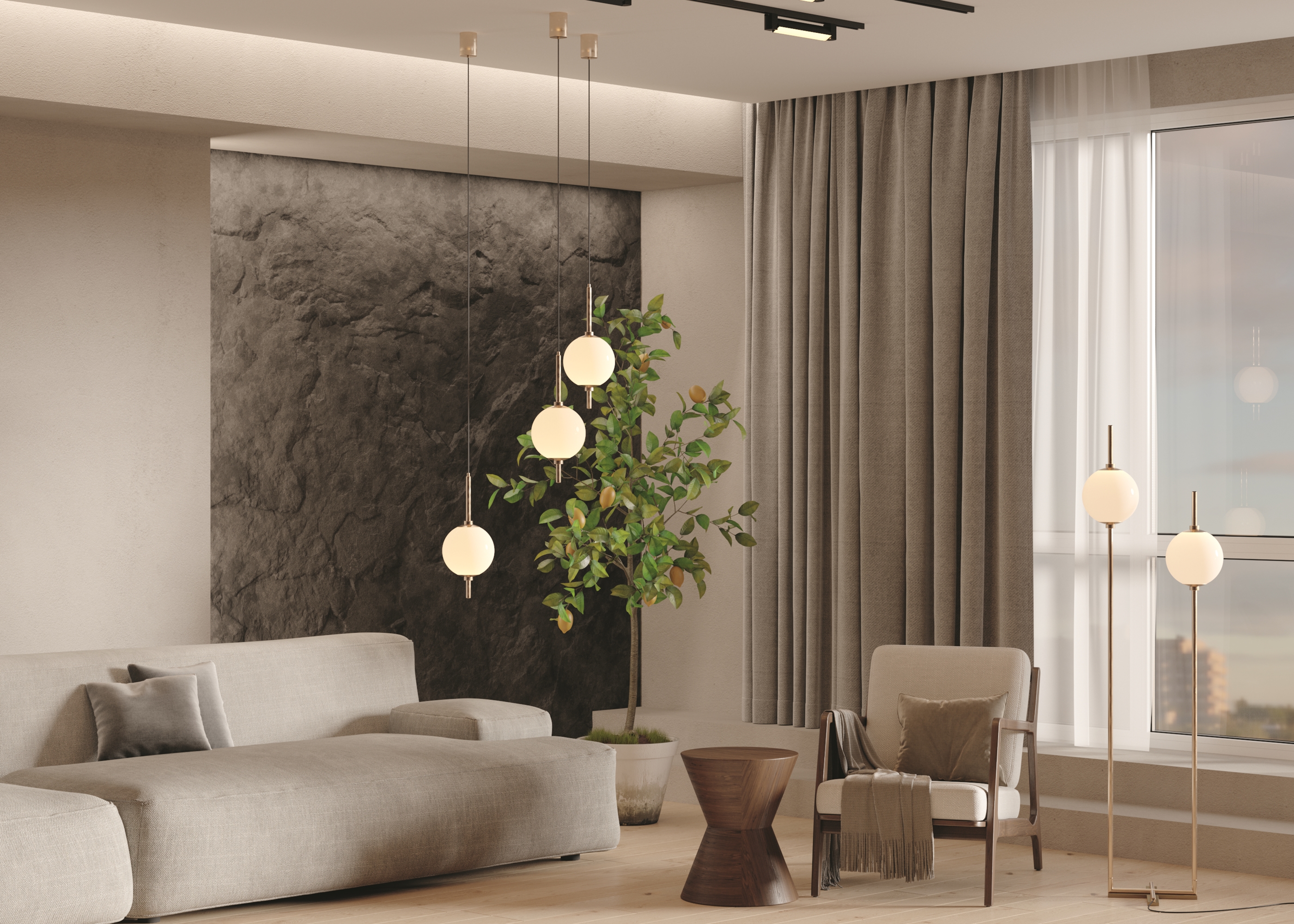 картинка Напольный светильник (торшер) Maytoni Z020FL-L12BS3K от магазина pro-decor.kz