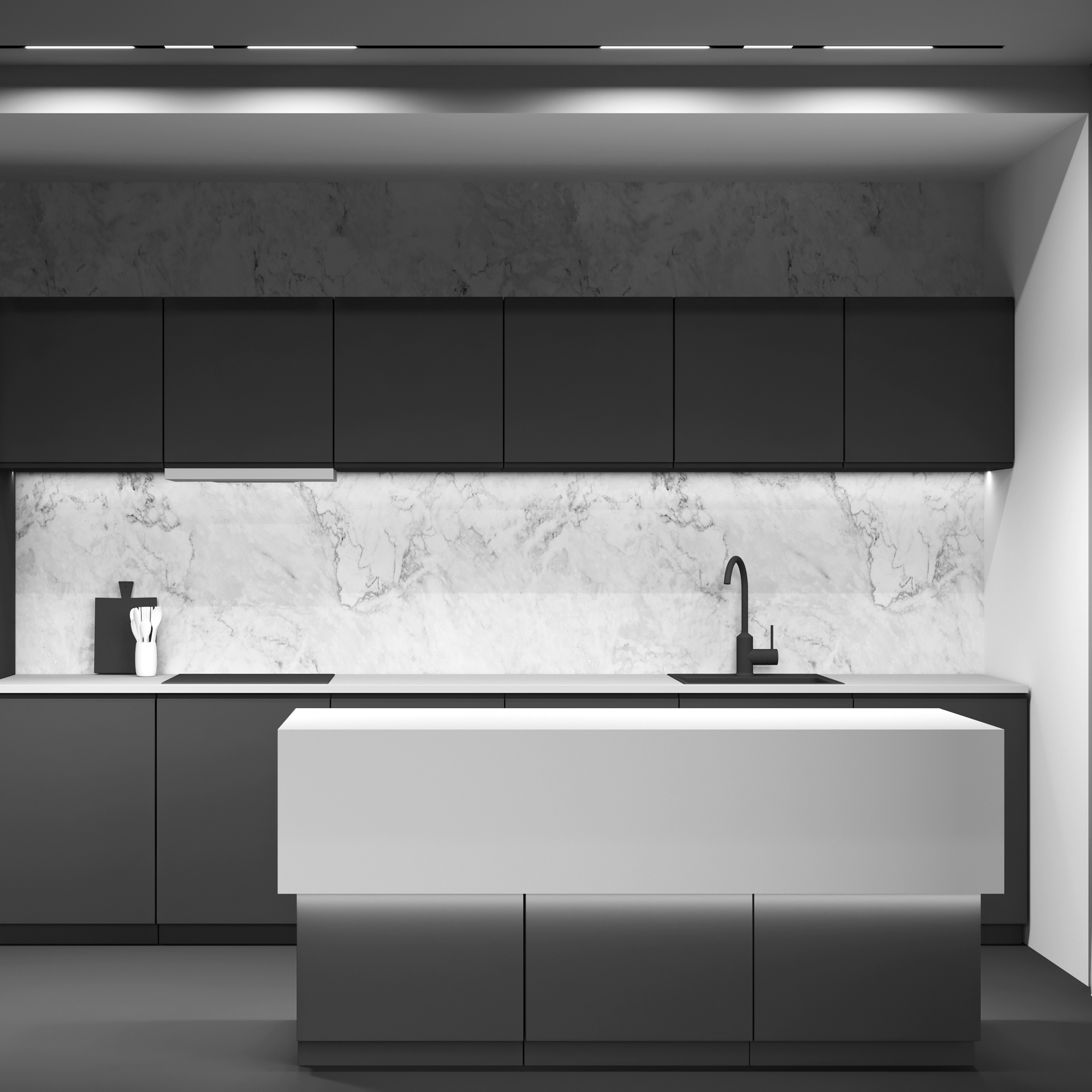 картинка Трековый светильник Technical TR074-2-12W4K-B от магазина pro-decor.kz