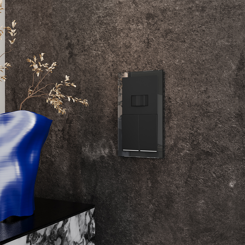 картинка Датчик движения встраиваемый VOLTUM S70, (черный матовый) VLS070508 от магазина pro-decor.kz