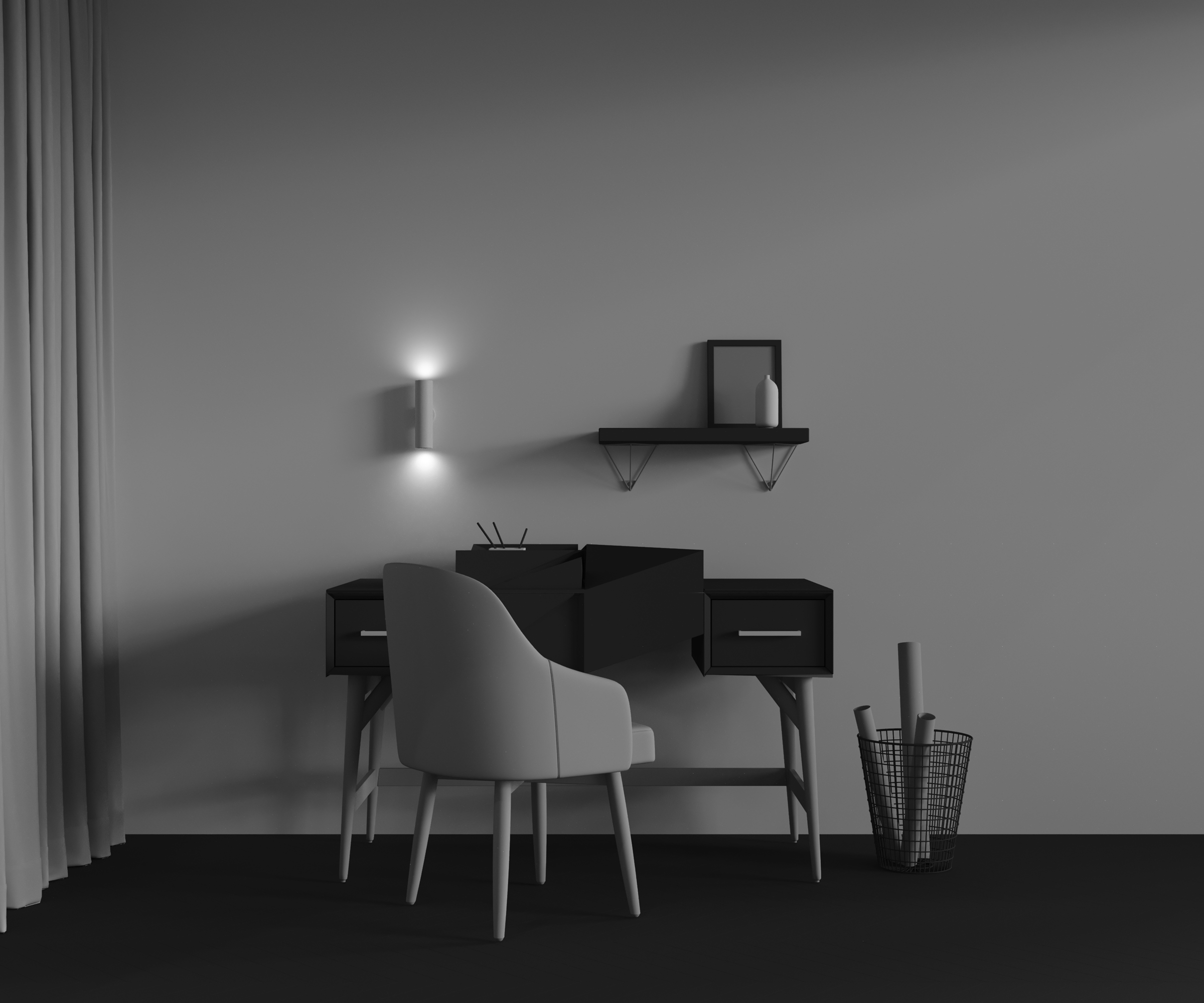 картинка Настенный светильник (бра) Technical C080WL-02-GU10-W от магазина pro-decor.kz