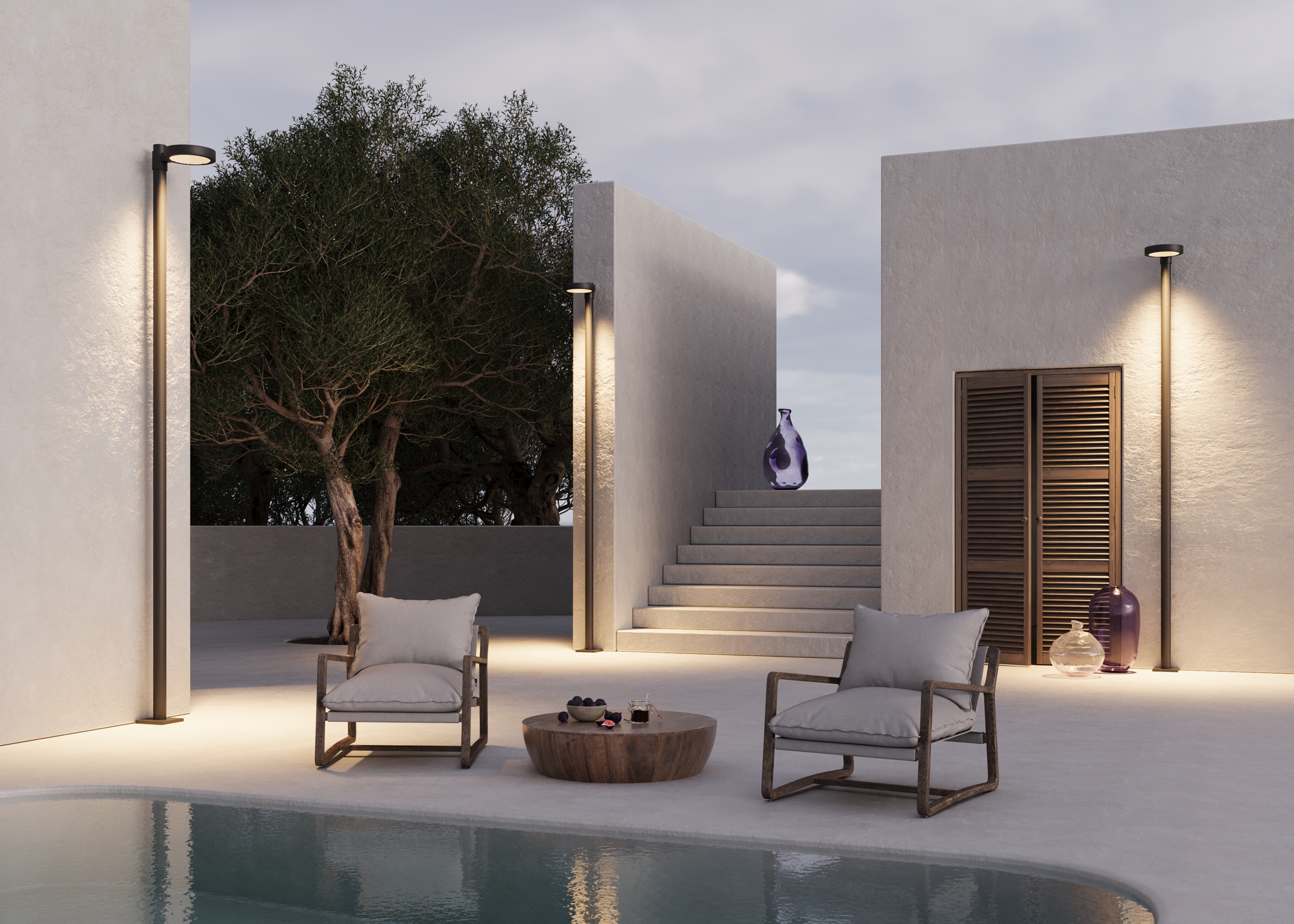 картинка Столб для паркового светильника Outdoor O473P-GF от магазина pro-decor.kz