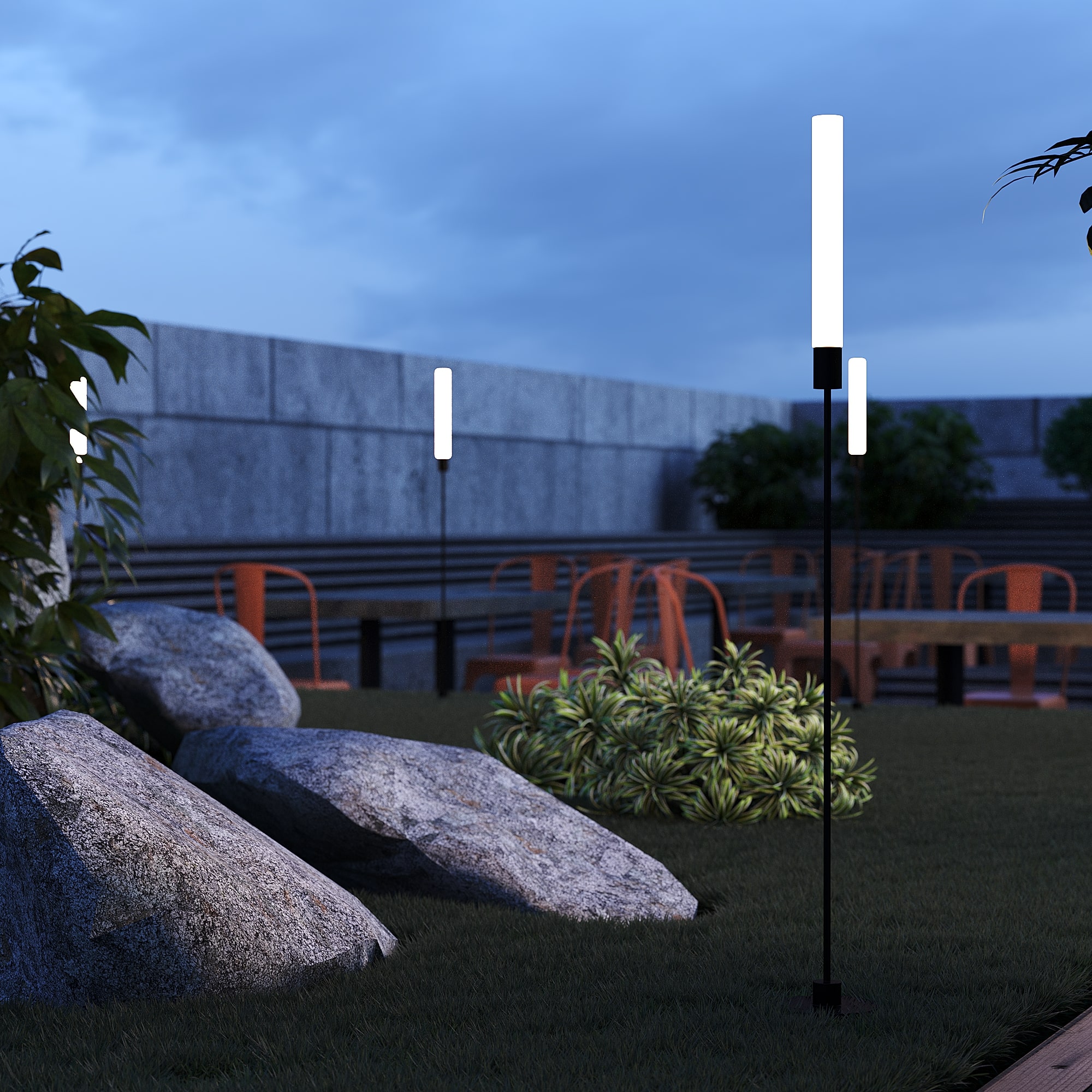 картинка SL9523.405.01 Светильник уличный наземный ST-Luce SPIKE от магазина pro-decor.kz