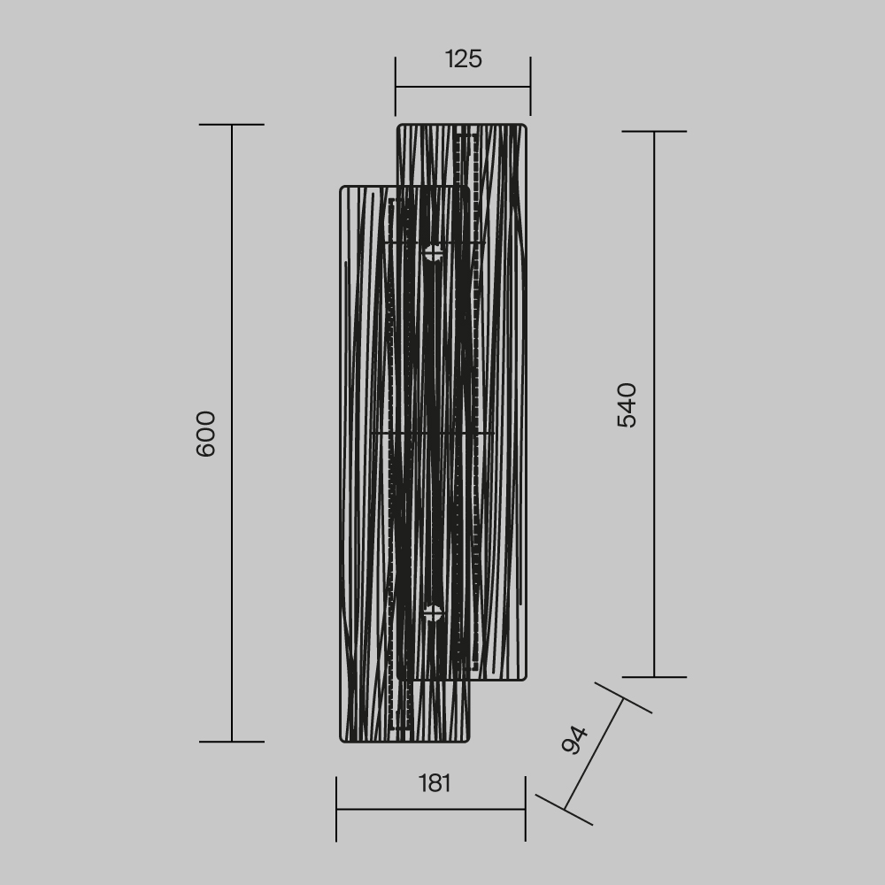 картинка Настенный светильник (бра) Maytoni MOD439WL-L10BSK Frostum от магазина pro-decor.kz