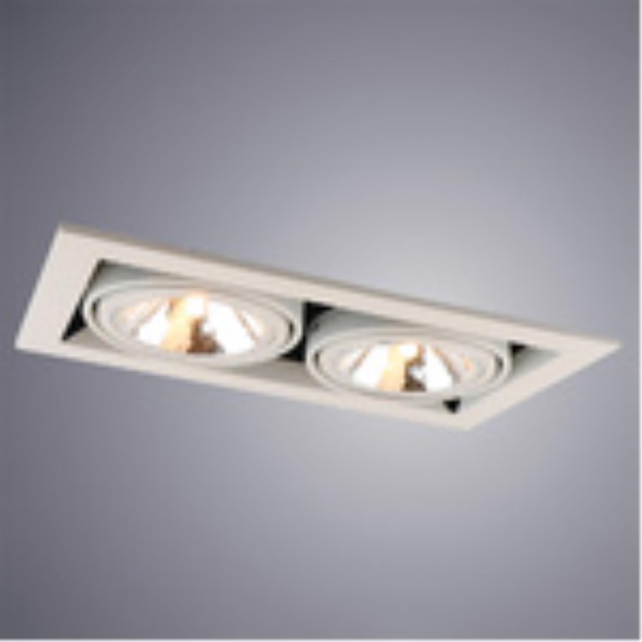 картинка Встраиваемый светильник Arte Lamp Cardani Semplice A5949PL-2WH от магазина pro-decor.kz